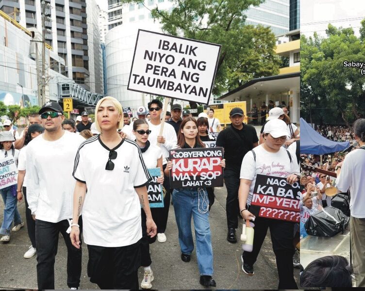 Ben&Ben performs full 'Kapangyarihan' song at Trillion Peso March; Other celebrities join Sunday protests vs. corruption
