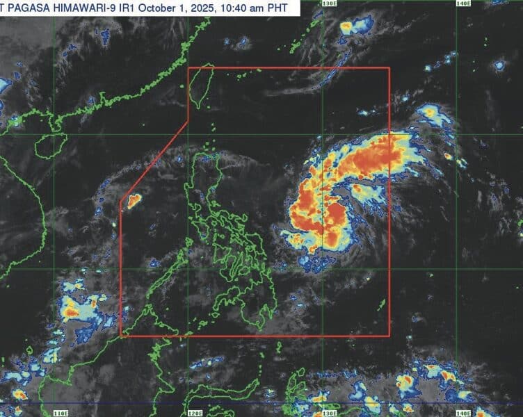 PAGASA: LPA in PAR now Tropical Depression Paolo
