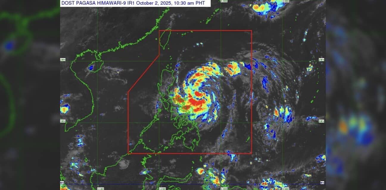 Paolo develops into a tropical storm; slightly intensifies over PH Sea