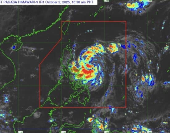 Paolo develops into a tropical storm; slightly intensifies over PH Sea