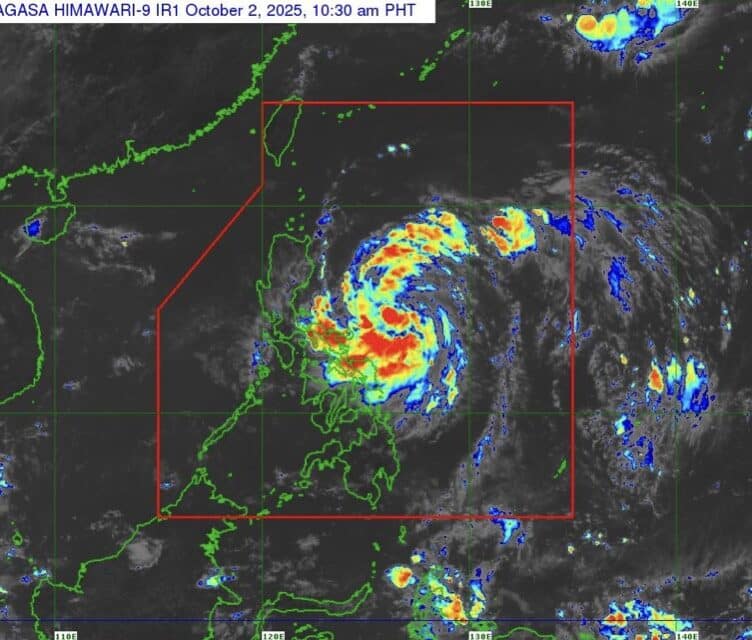 Paolo develops into a tropical storm; slightly intensifies over PH Sea